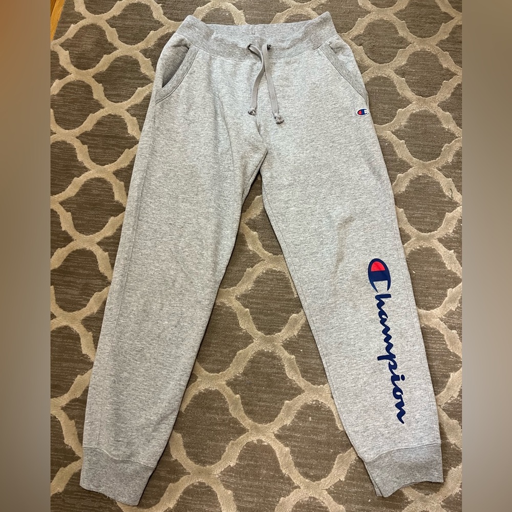 Champion Script Sweatpants Boys Size Medium